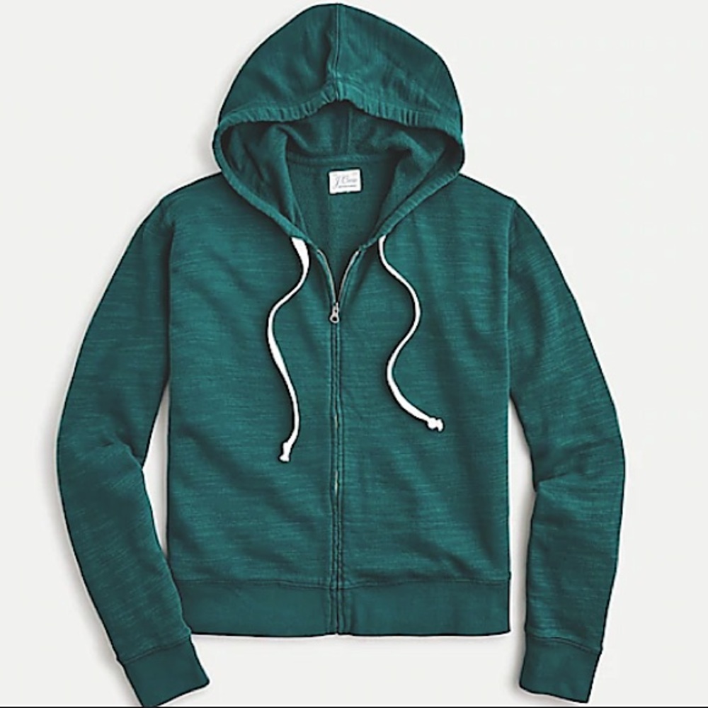 NWT J. Crew Vintage Cropped Hoodie.  Size XXS